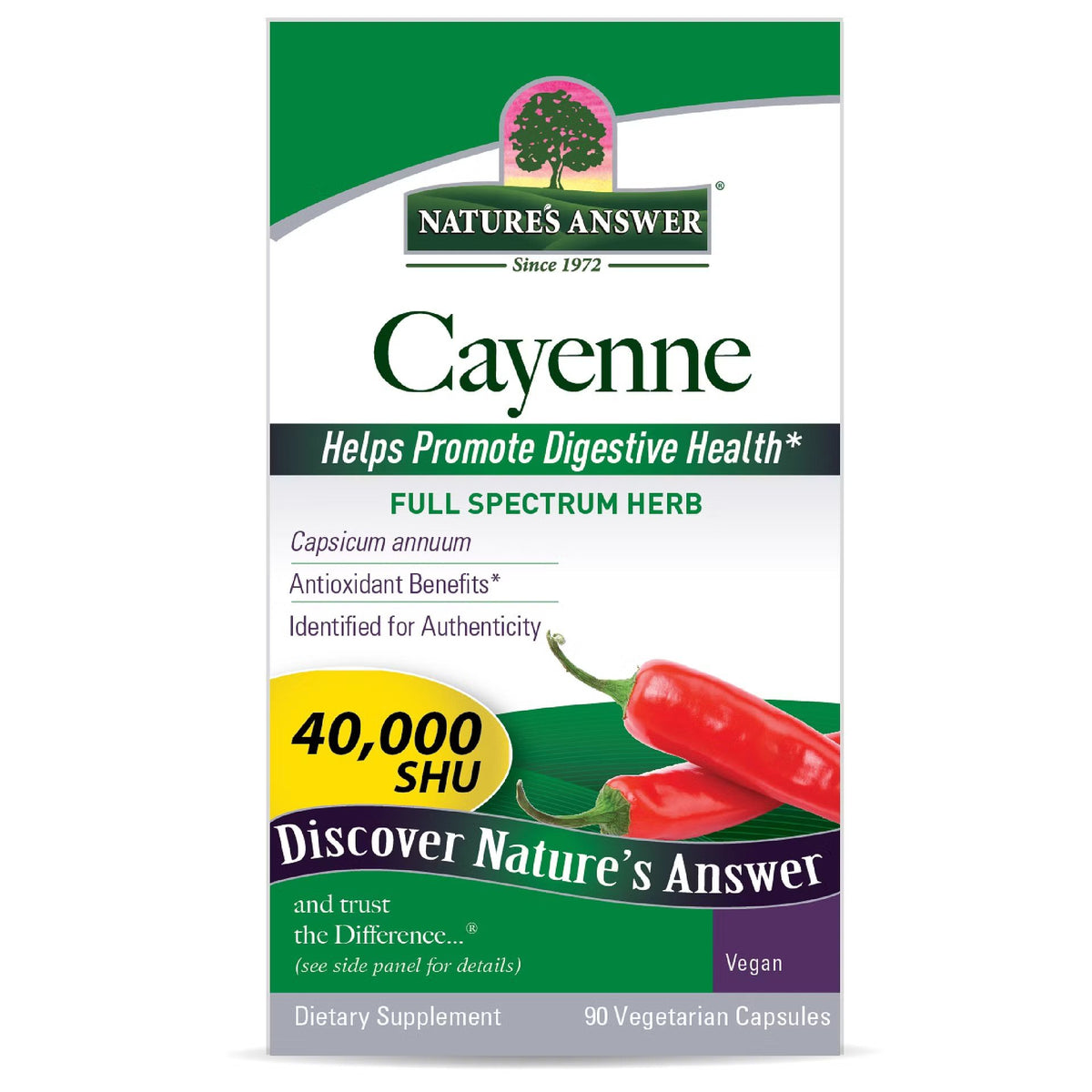 Nature's Answer Cayenne Pepper Fruit 90 Capsule