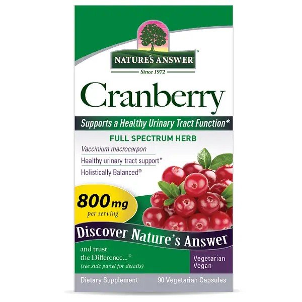 Nature&#39;s Answer Cranberry Fruit 90 VegCap
