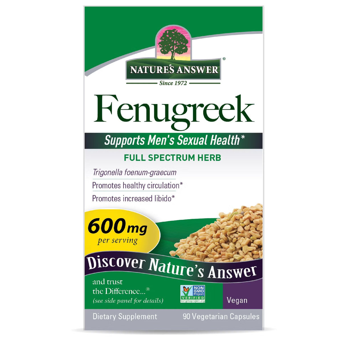 Nature's Answer Fenugreek Seed 90 Capsule