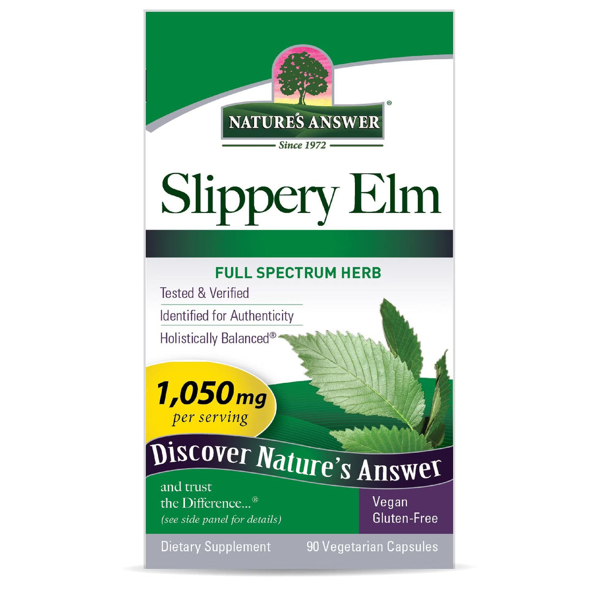 Nature's Answer Slippery Elm Bark 90 Capsule