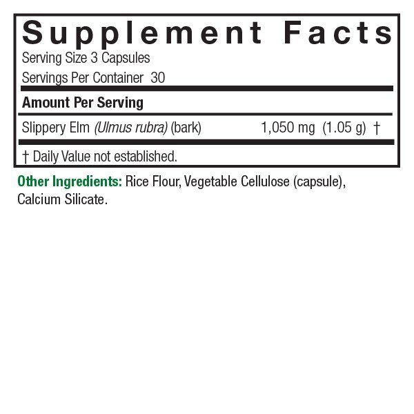 Nature's Answer Slippery Elm Bark 90 Capsule