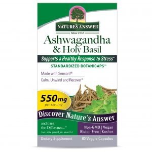 Nature's Answer Ashwagandha & Holy Basil 60 Capsule
