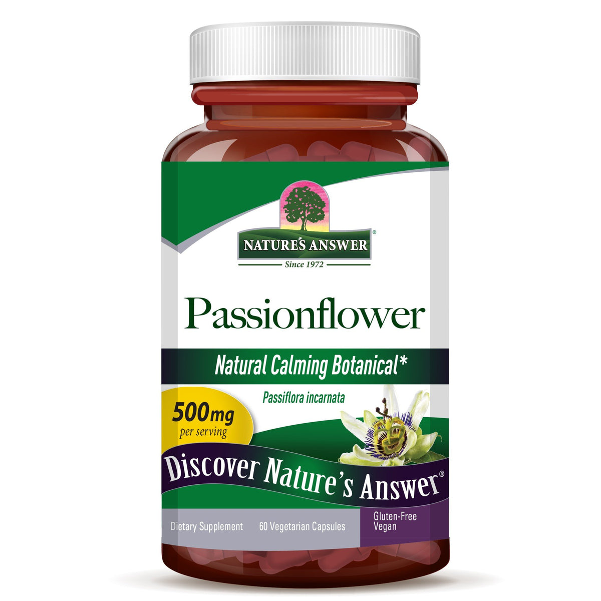 Nature's Answer Passionflower Standardized 60 VegCap