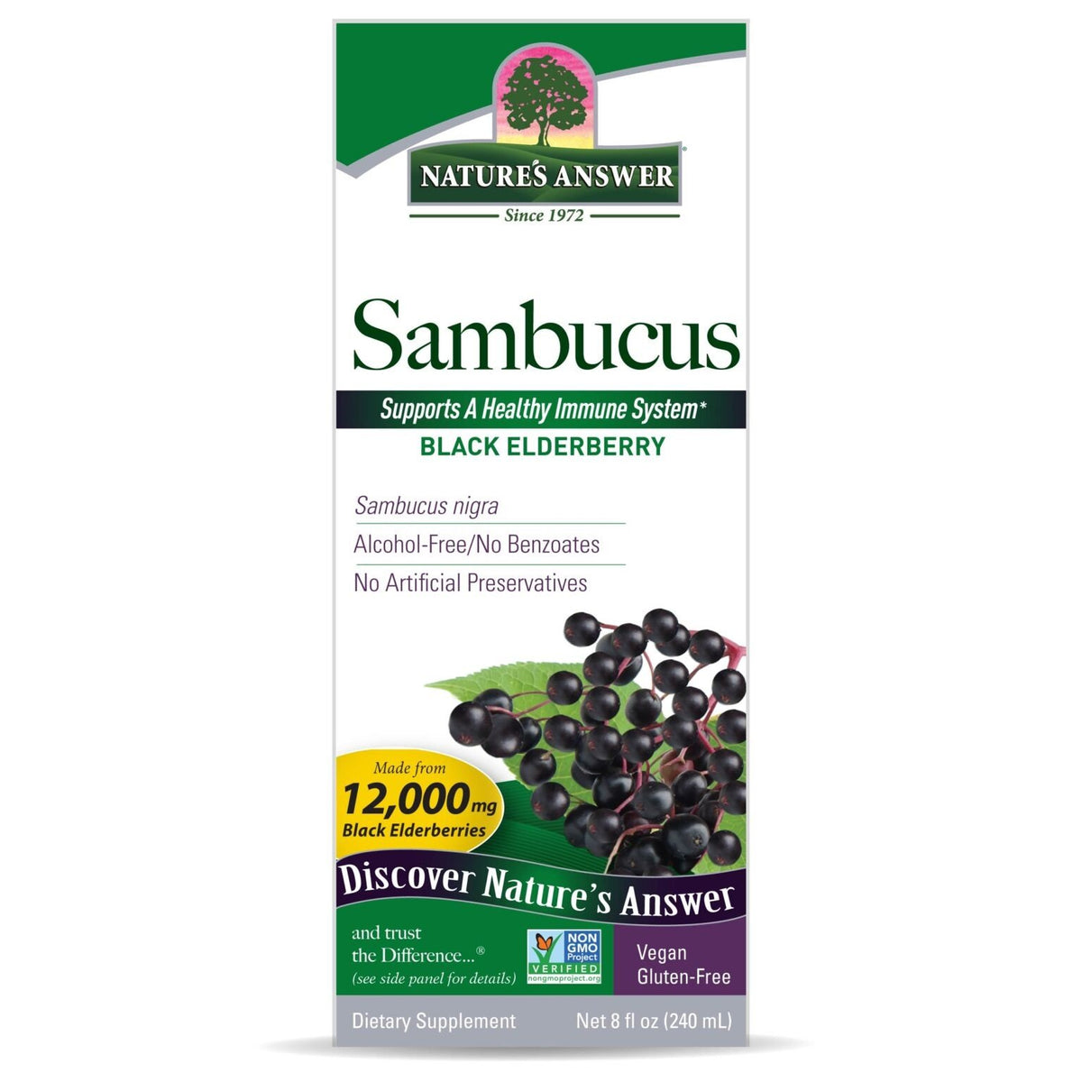 Nature's Answer Sambucus 8 oz Liquid