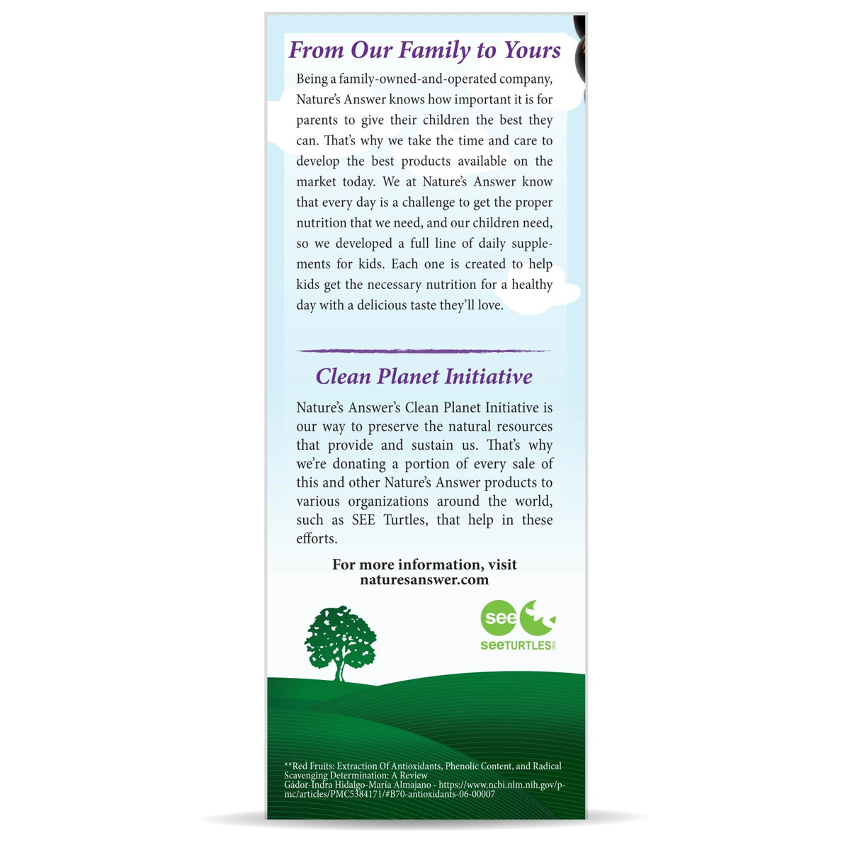 Nature's Answer Sambucus Kids 4 oz Liquid