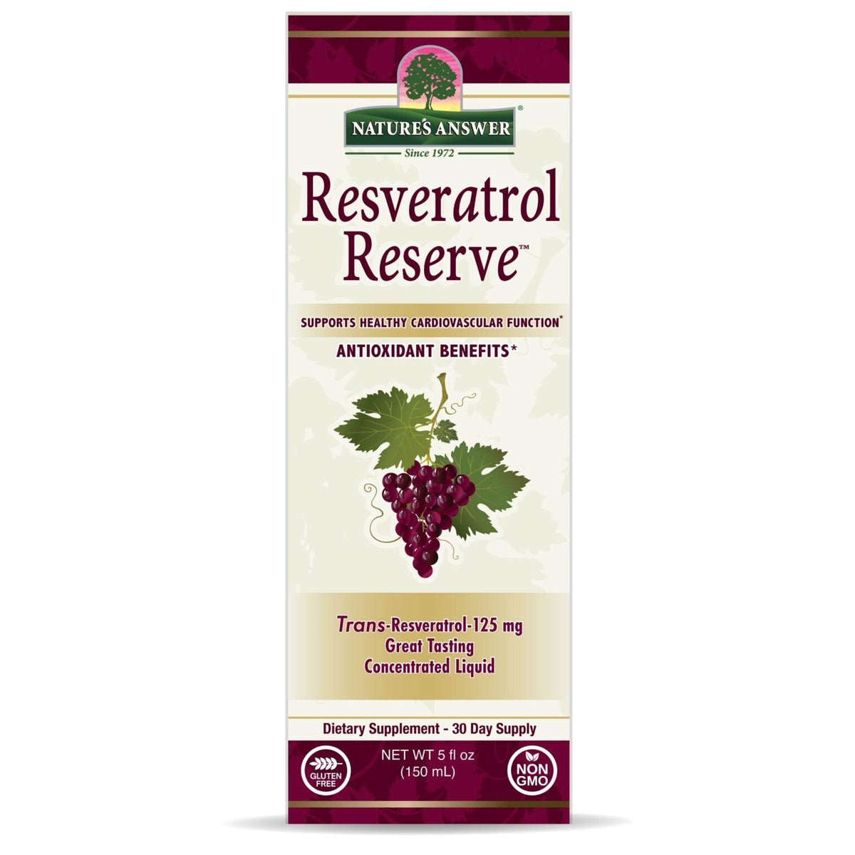 Nature's Answer Resveratrol Reserve 5 oz Liquid