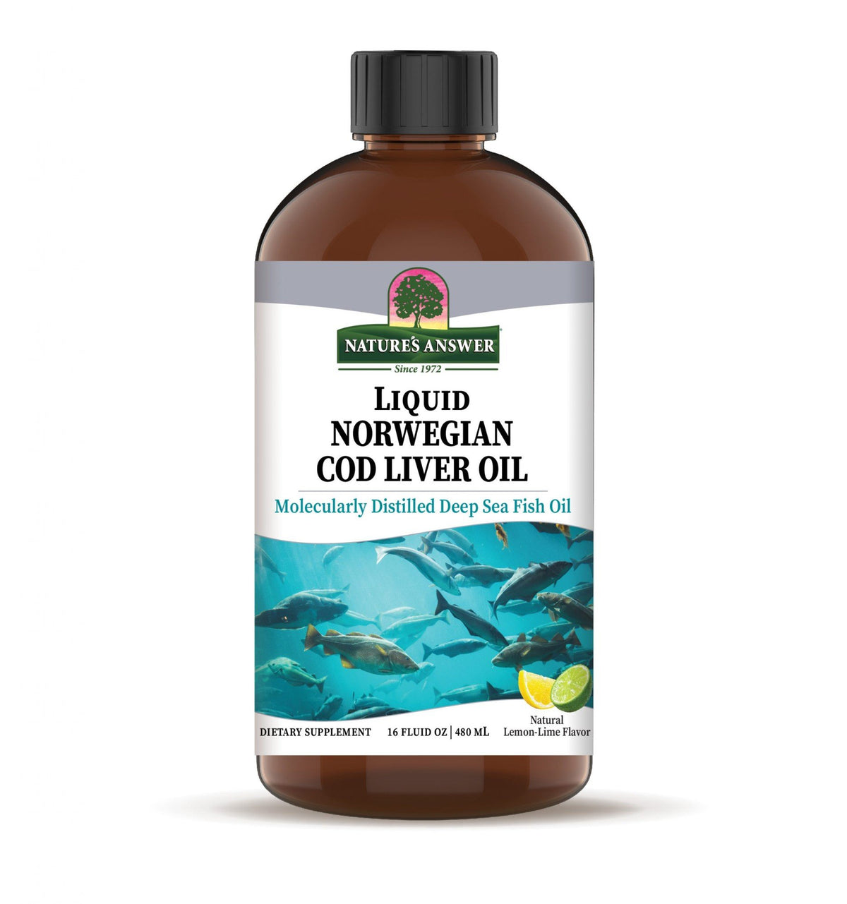 Nature's Answer Norwegian Cod Liver Oil 16 oz Liquid