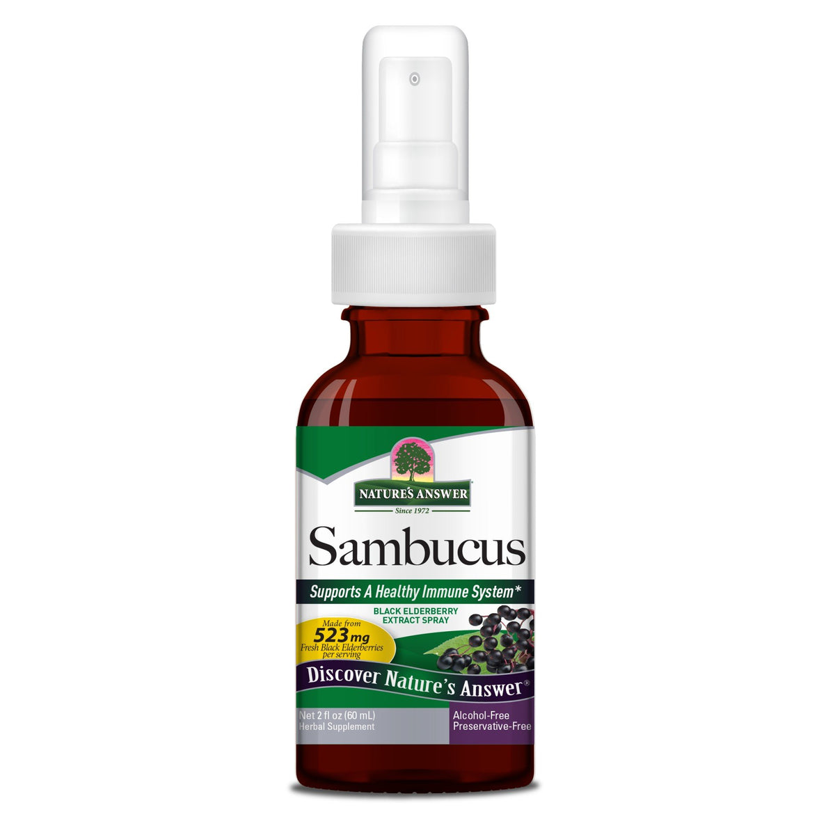 Nature's Answer Sambucus Extract Spray 2 oz Spray