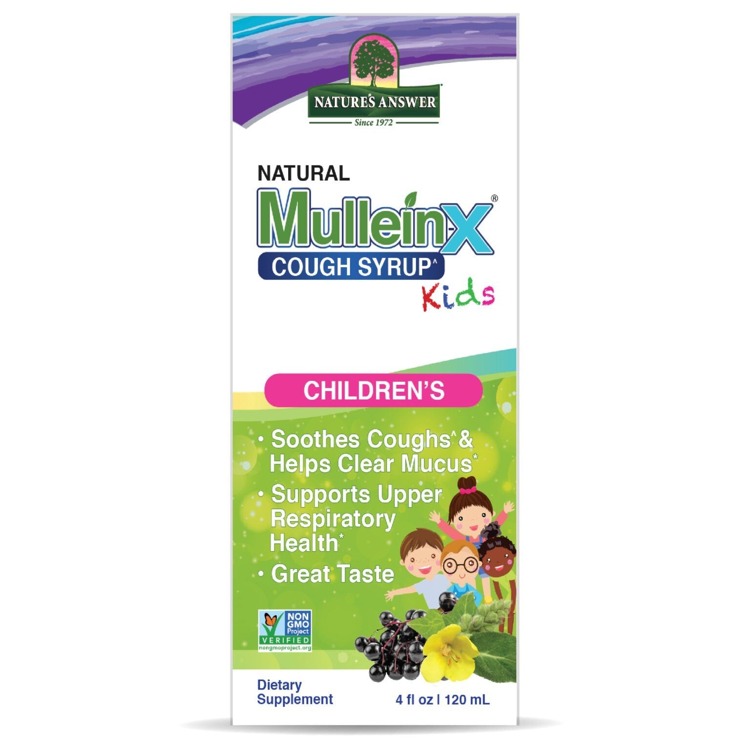 Nature's Answer Mullen-X Cough Kids 4 oz Liquid - VitaminLife