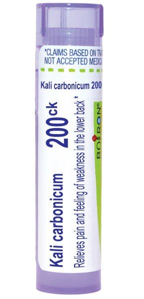 Boiron Kali Carbonicum 200CK Homeopathic Single Medicine For Pain 80 Pellet