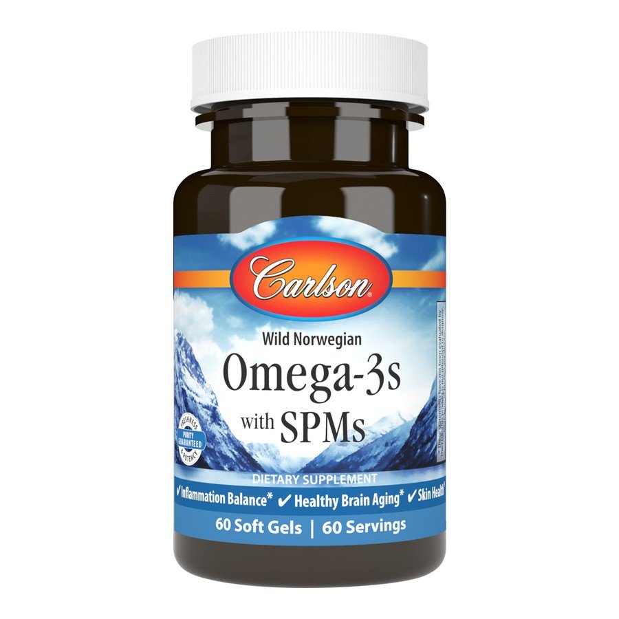 Carlson Laboratories Omega-3s with SPMs 60 Softgel