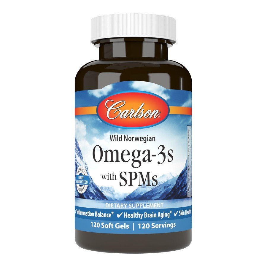 Carlson Laboratories Omega-3s with SPMs 120 Softgel