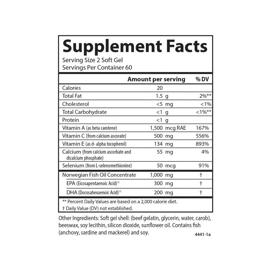 Carlson Laboratories ACES + Omega 180 Softgel