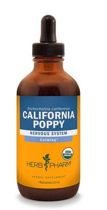 Herb Pharm California Poppy 4 oz Liquid