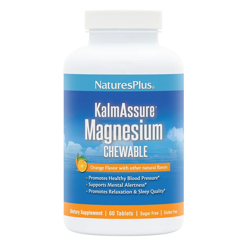 Nature&#39;s Plus KalmAssure Magnesium 60 Chewable