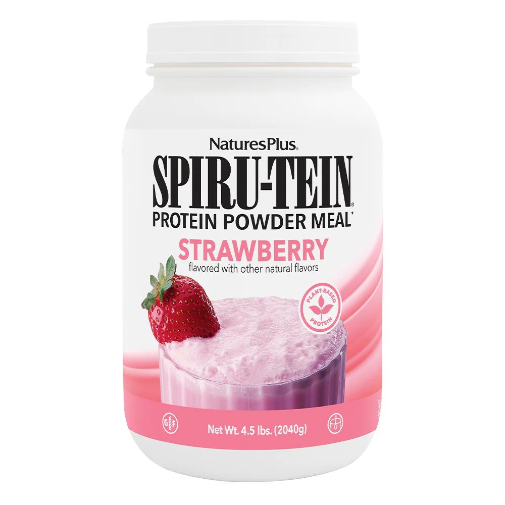 Nature&#39;s Plus Spiru-tein Strawberry 4.5 lb Powder