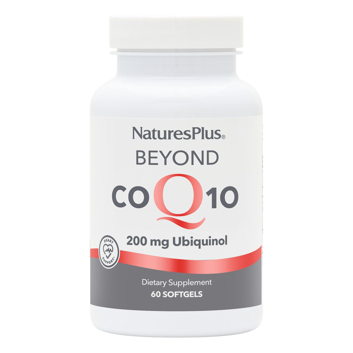 Nature&#39;s Plus Beyond CoQ10 200mg Ubiquinol 60 Softgel
