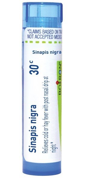 Boiron Sinapis Nigra 30C Homeopathic Single Medicine For Cough, Cold & Flu 80 Pellet