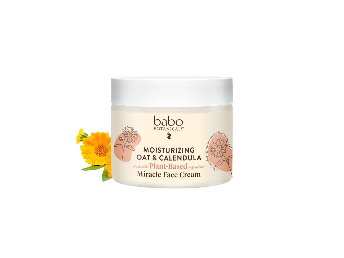 Babo Botanicals Miracle Cream Oatmilk &amp; Calendula 2 oz Cream