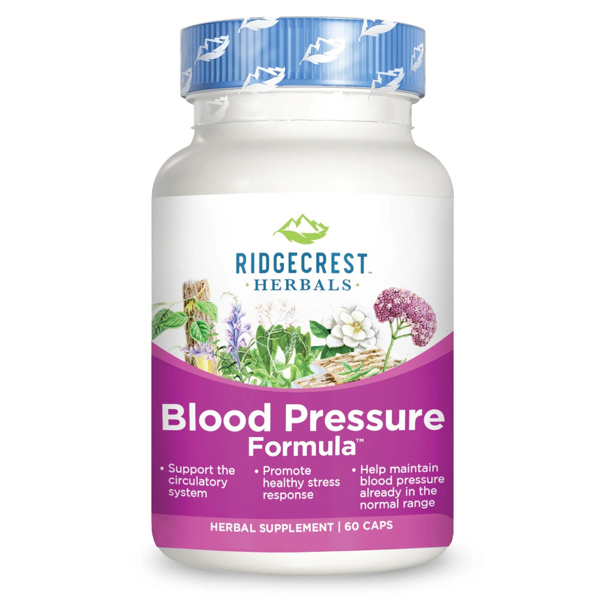 Ridgecrest Herbals Blood Pressure Formula 60 VegCap