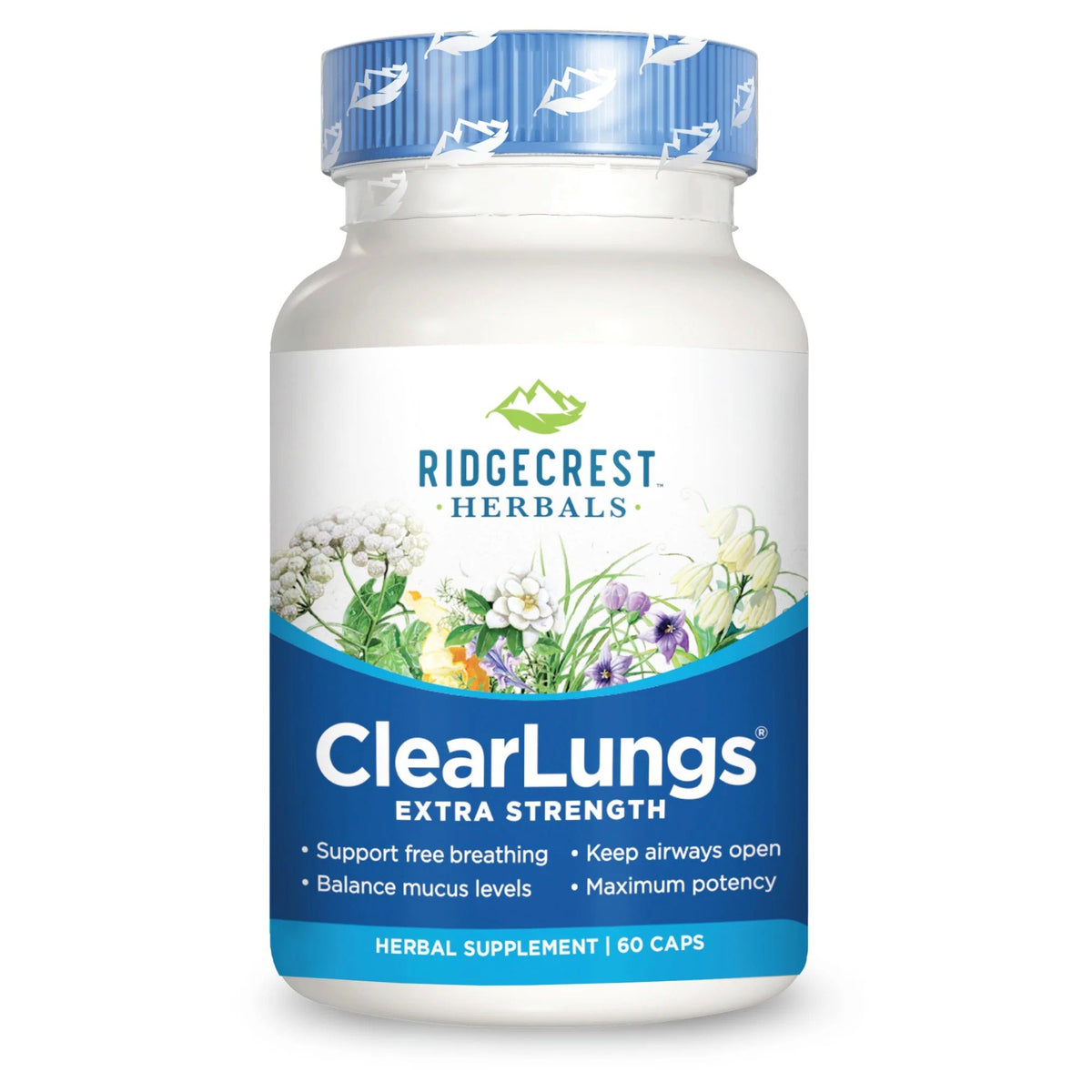 Ridgecrest Herbals Clear Lungs Extra Strength 60 VegCap