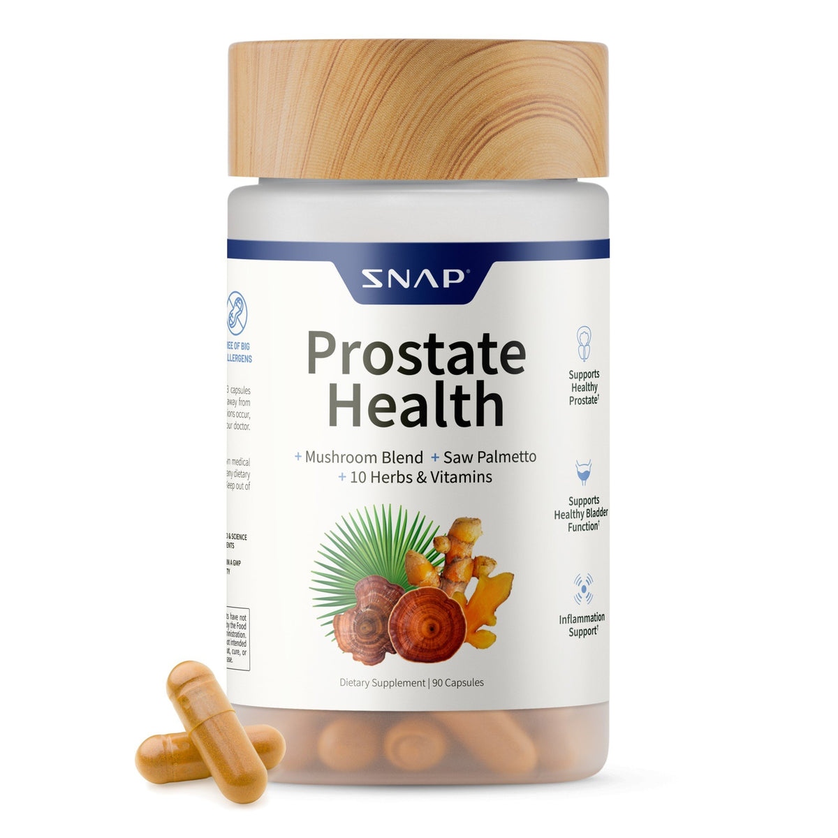 Snap Supplements Prostate Health 90 Capsule
