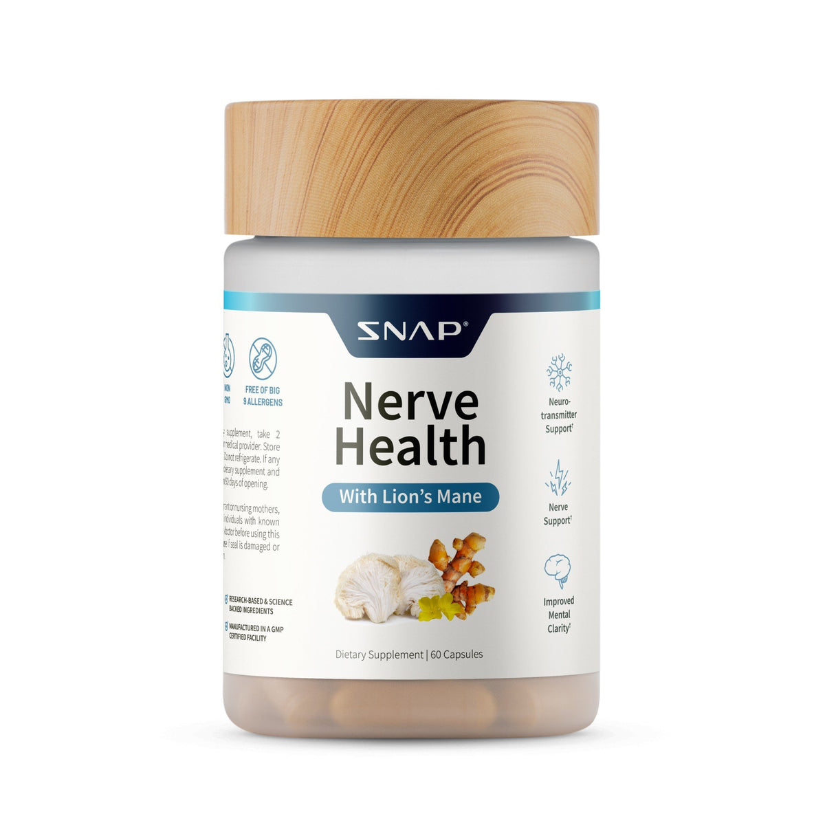 Snap Supplements Nerve Health 60 Capsule