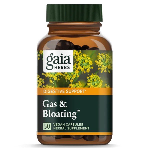 Gaia Herbs Rapid Relief Gas & Bloating 50 VegCap