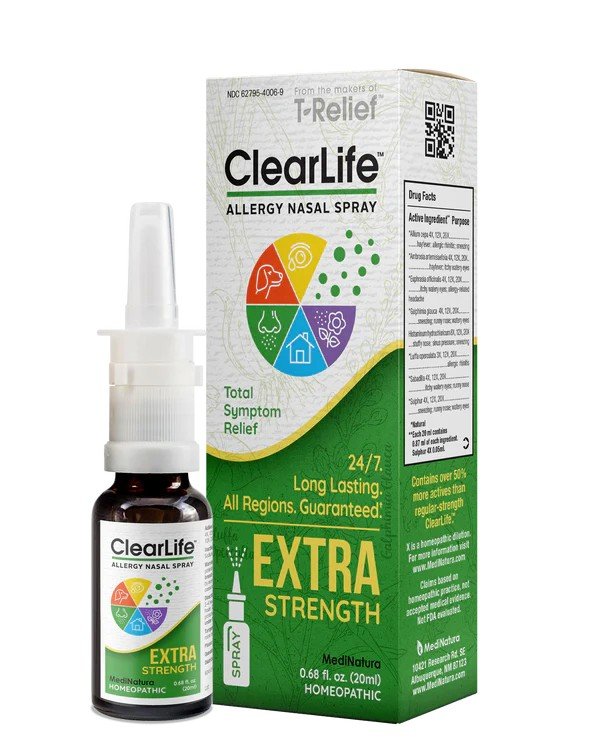 MediNatura Clearlife Extra Strength Allergy Nasal Spray 20 ml Liquid