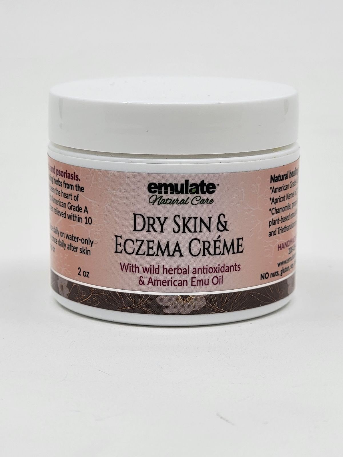 emulate Natural Care Dry Skin & Eczema Creme with Emu Oil 2 oz Cream