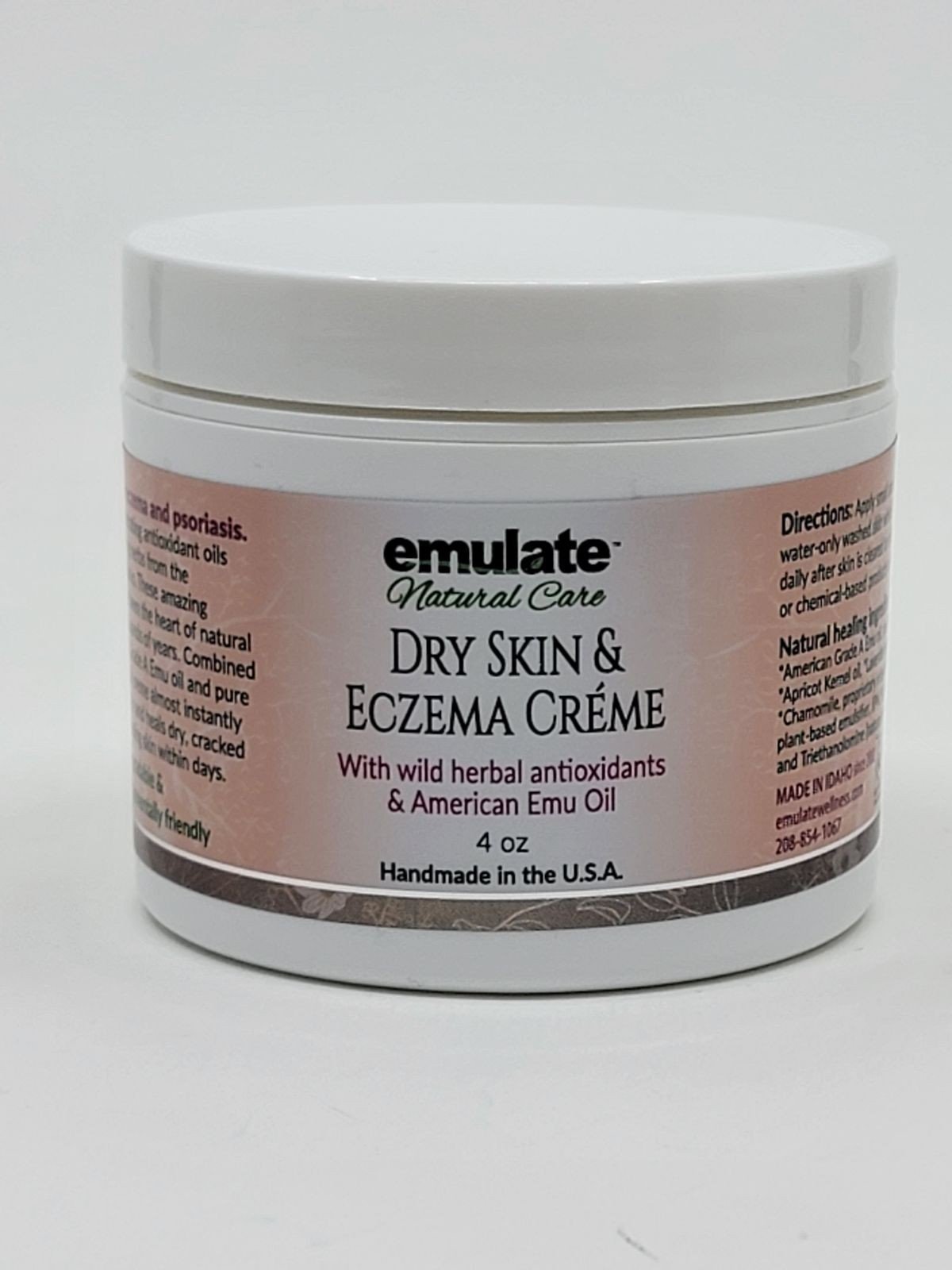 emulate Natural Care Dry Skin & Eczema Creme with Emu Oil 4 oz Cream