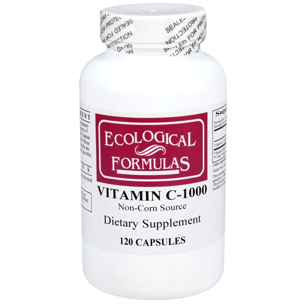 Ecological Formulas Vitamin C-1000 from Tapioca-Non-Corn-Source 120 Capsule