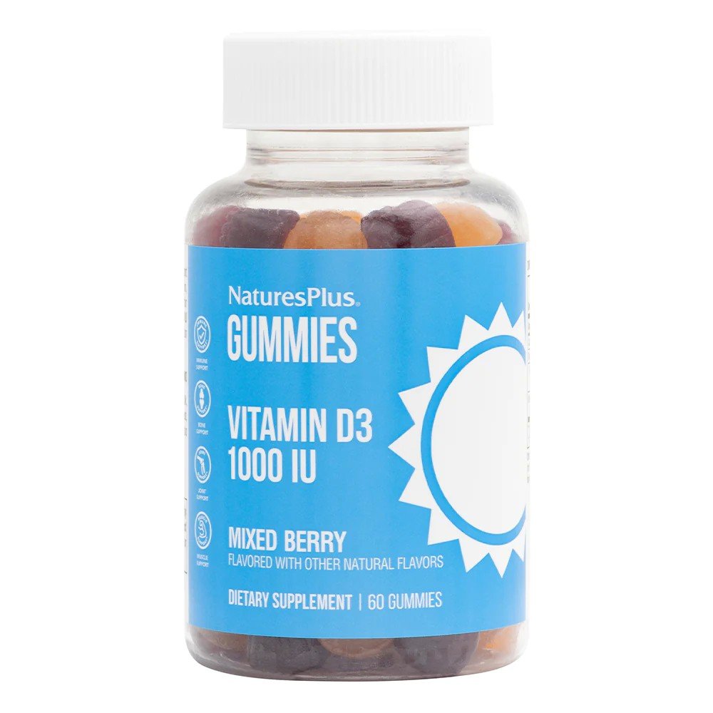 Nature's Plus Gummies Vitamin D3 1000 IU 60 Gummy