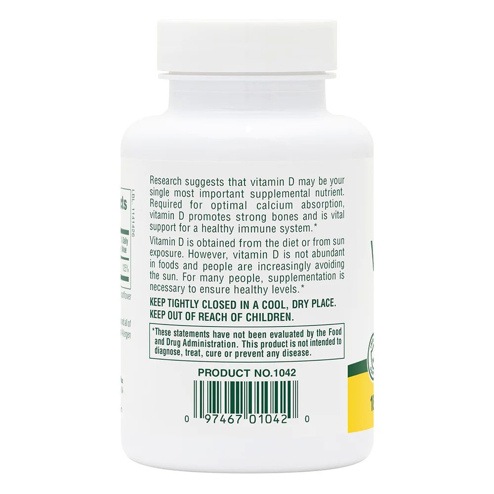 Nature&#39;s Plus Vitamin D 1000 IU 180 Softgel