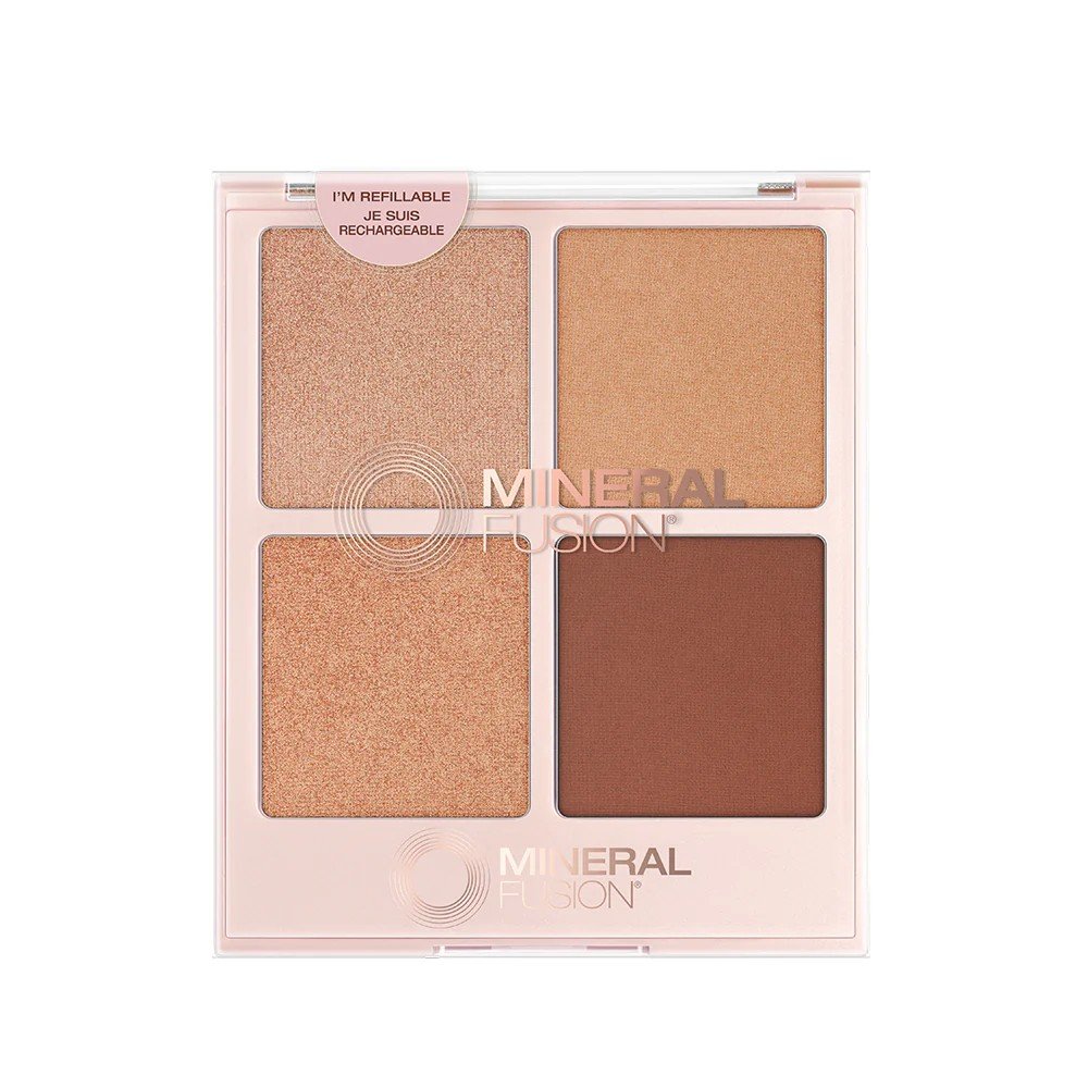 Mineral Fusion Bronzer Palette Pool Party 0.45 oz Powder