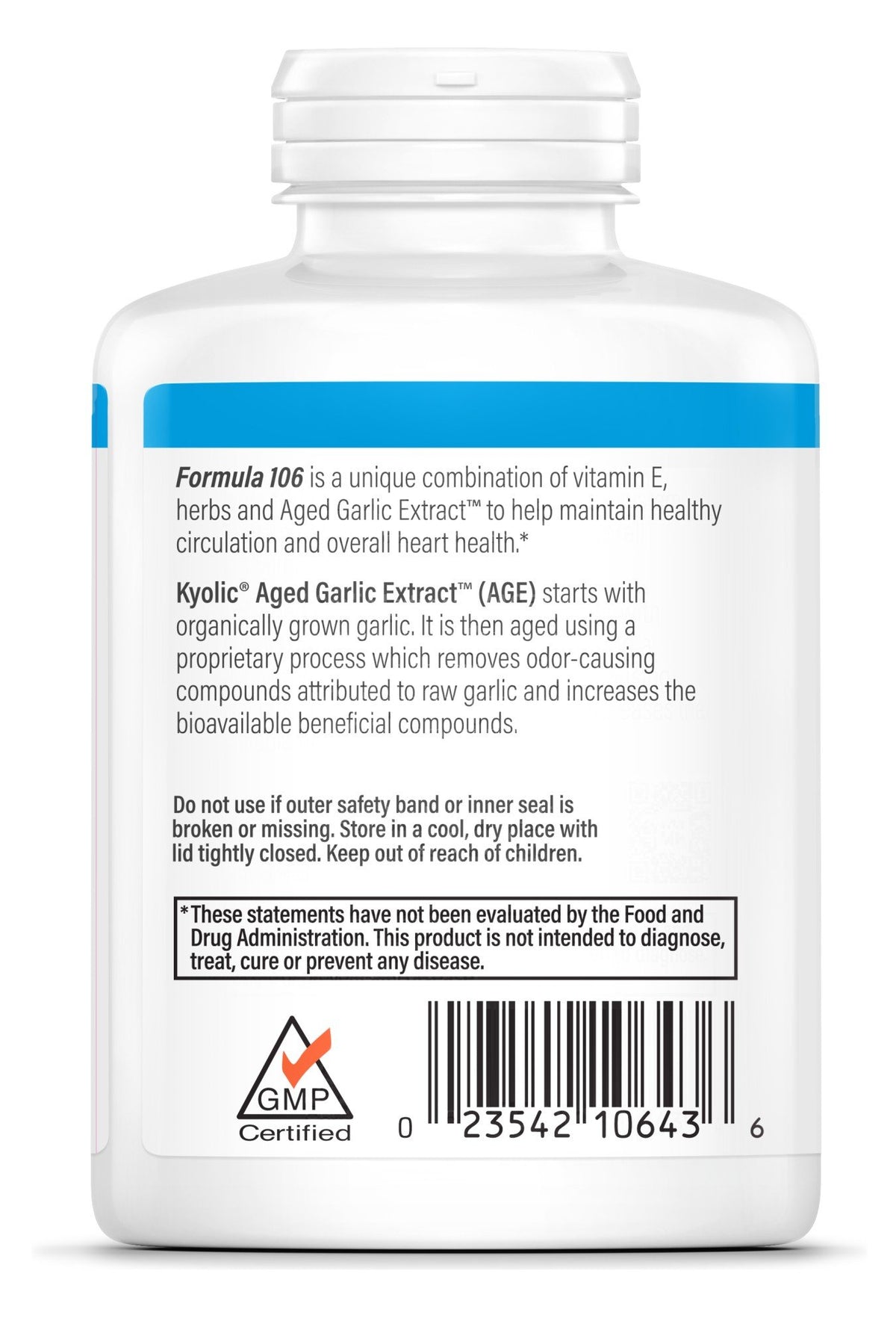 Kyolic Circulation Health Formula 106 300 Capsule