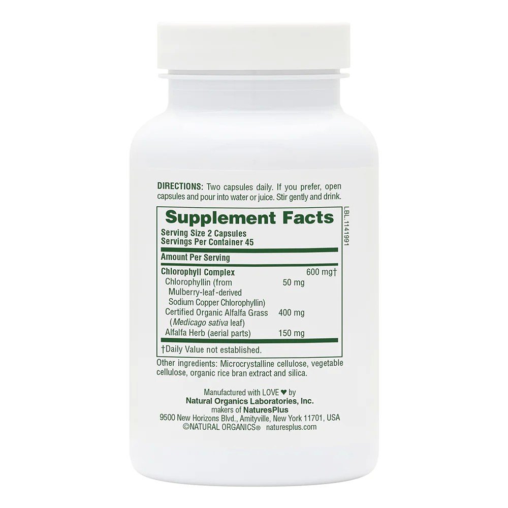 Nature&#39;s Plus Chlorophyll Complex 90 Capsule