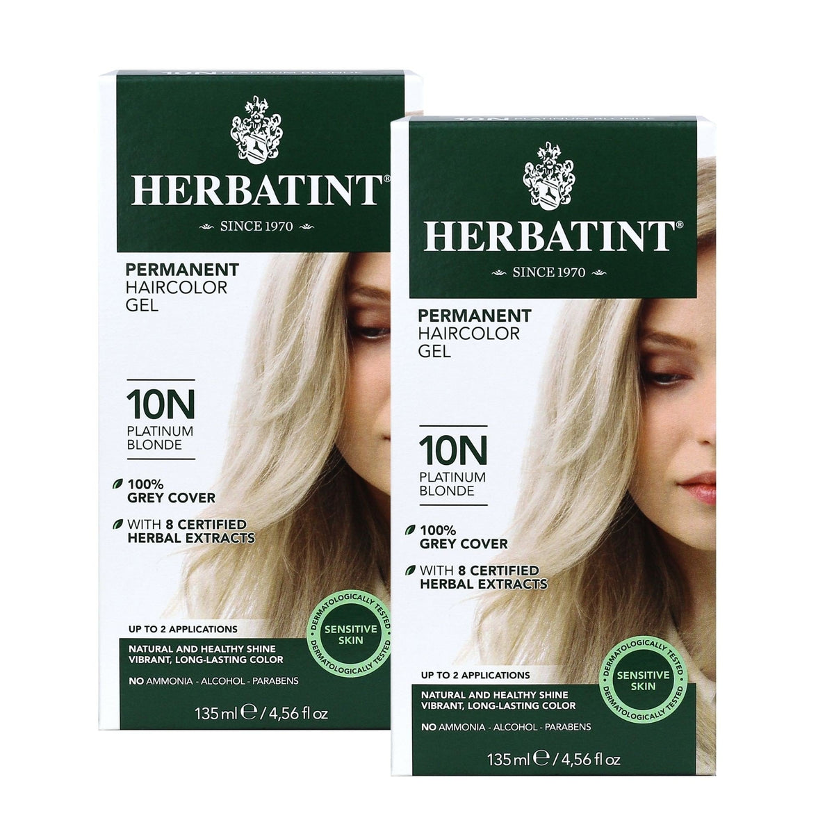 Herbatint 10N-Platinum Blonde 2 pk (9.12 fl oz) Box