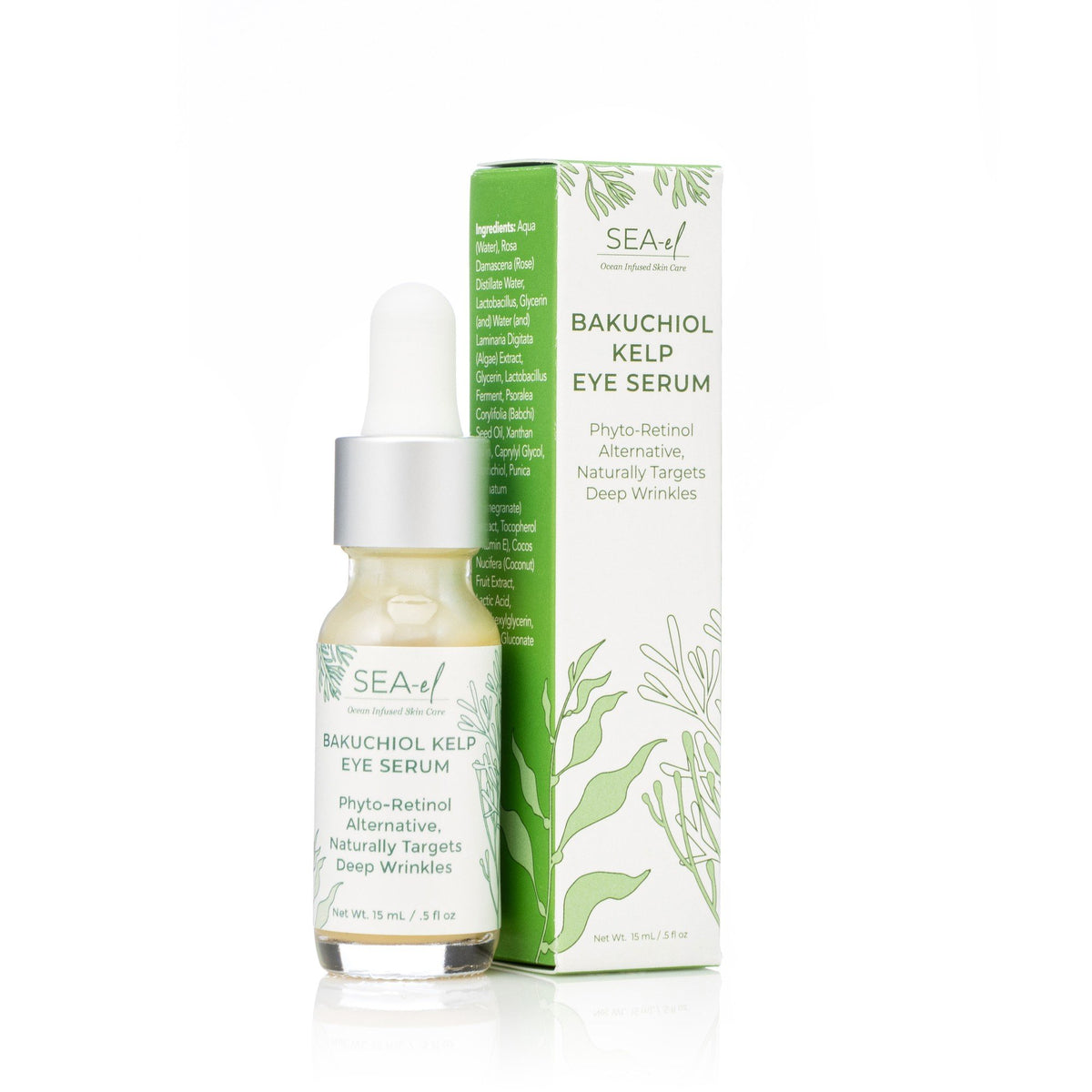 Sea El Bakuchiol Kelp Eye Serum .05 oz Cream