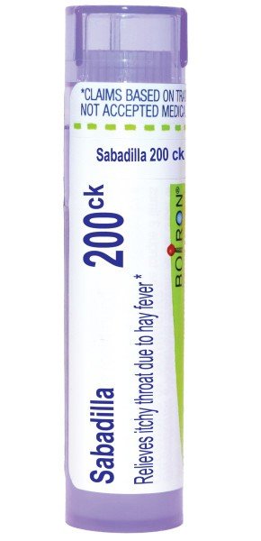 Boiron Sabadilla 200CK Homeopathic Single Medicine For Allergy 80 Pellet