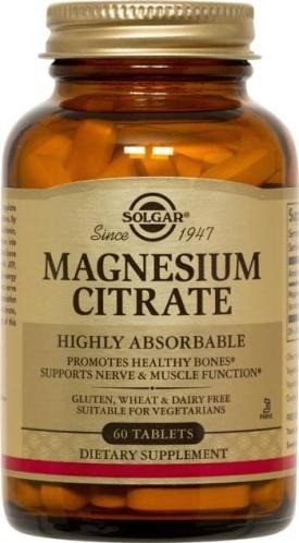 Solgar Magnesium Citrate 60 Tablet