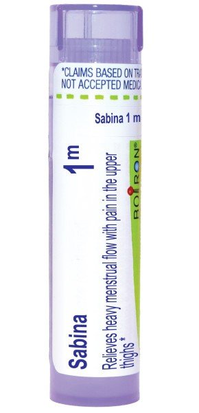 Boiron Sabina 1M Homeopathic Single Medicine For Personal Care 80 Pellet