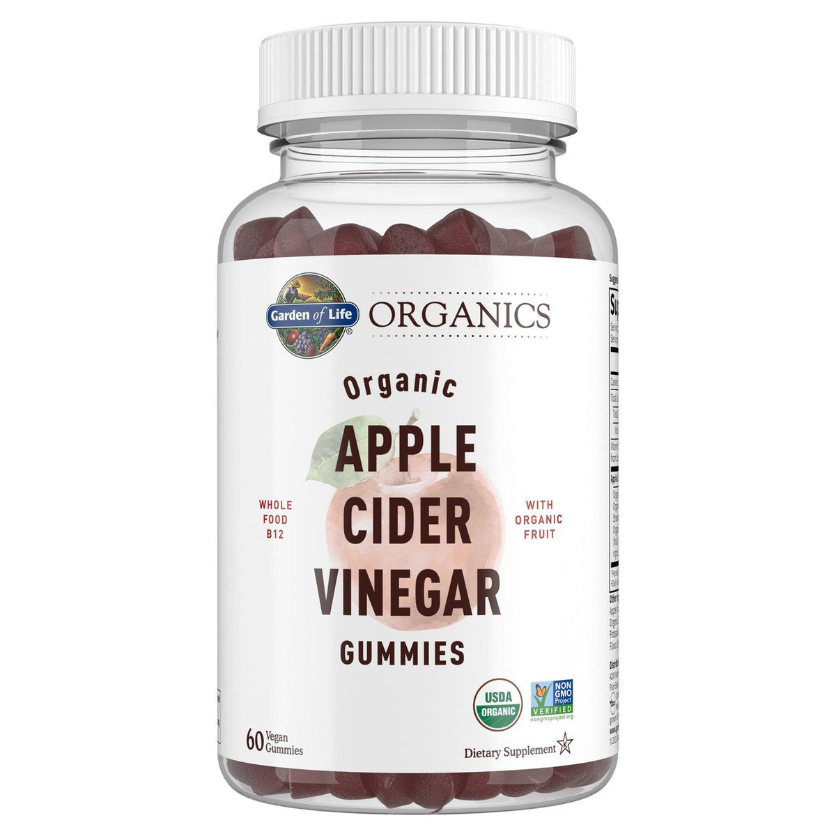 Garden of Life Garden of Life Organics Apple Cider Vinegar Gummies 60 Gummy