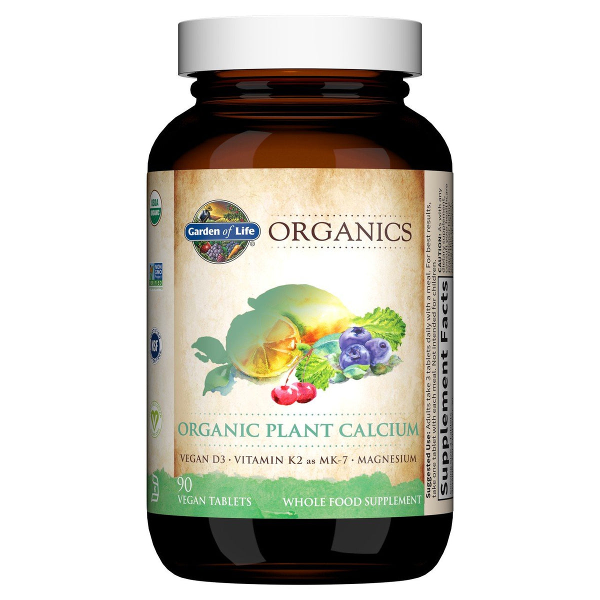 Garden of Life Garden of Life Organics Plant Calcium 90 Tablet