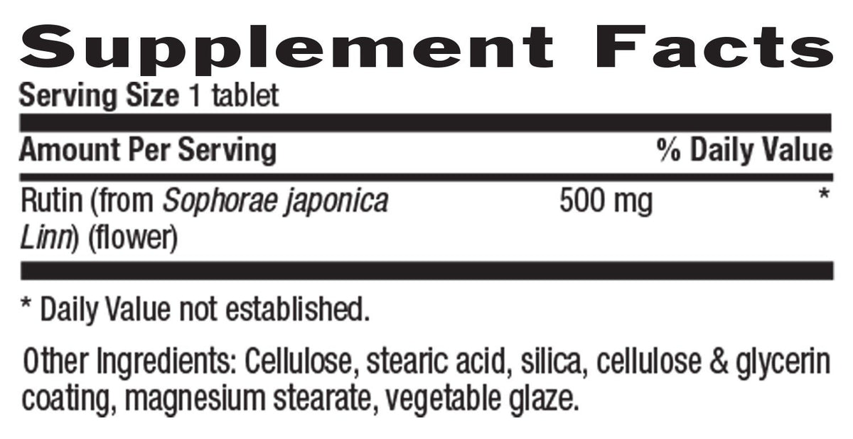 Country Life Rutin 500mg 100 Tablet