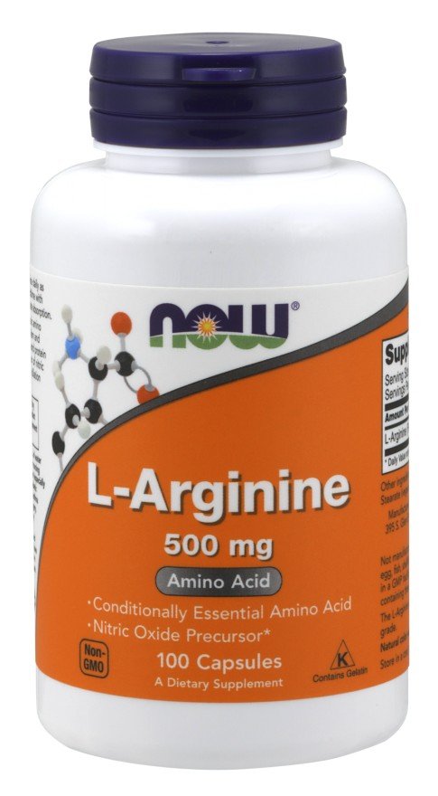 Now Foods L-Arginine 500mg 100 Capsule