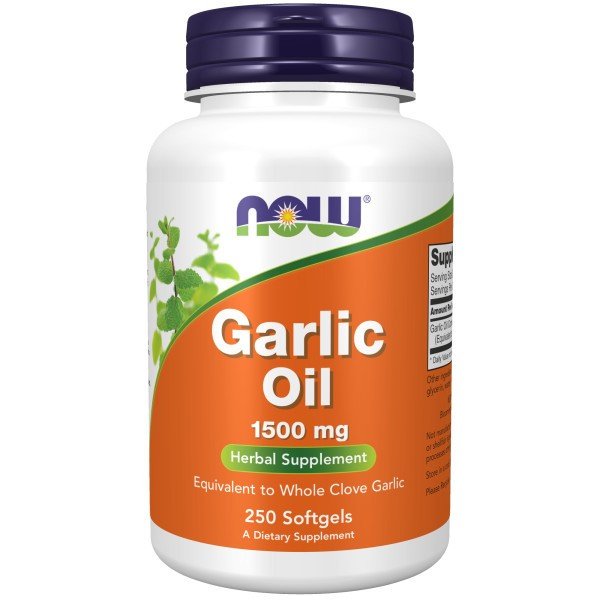 Now Foods Garlic Oil 1500mg 250 Softgel