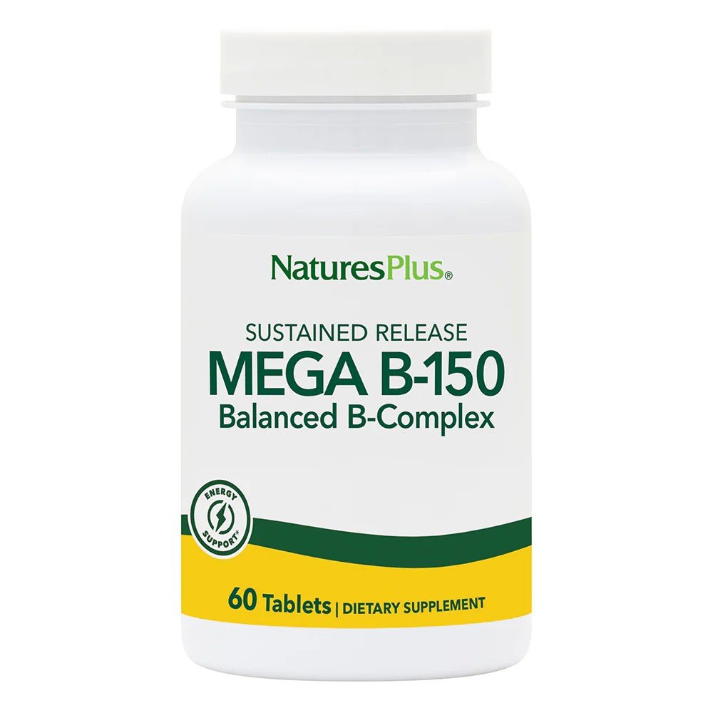 Nature's Plus Mega B-150 Time Release 60 Sustained Release Tablet