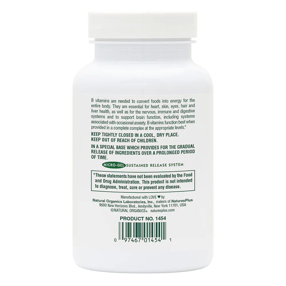 Nature&#39;s Plus Mega B-150 Time Release 60 Sustained Release Tablet