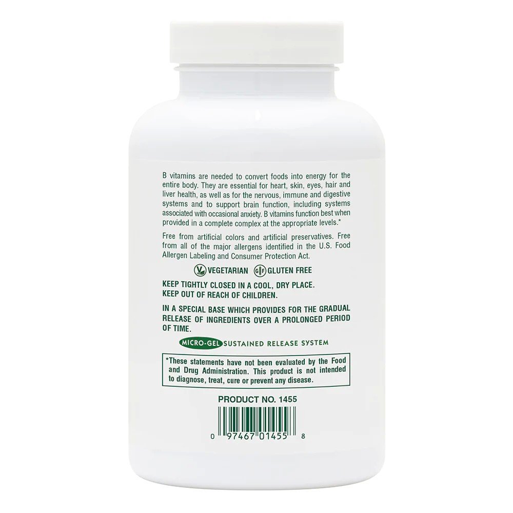 Nature&#39;s Plus Mega B-150 Time Release 90 Sustained Release Tablet